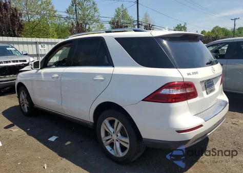 2014 Mercedes-Benz Ml 350 4Matic из США, поврежденный, VIN 4JGDA5HB9EA378557